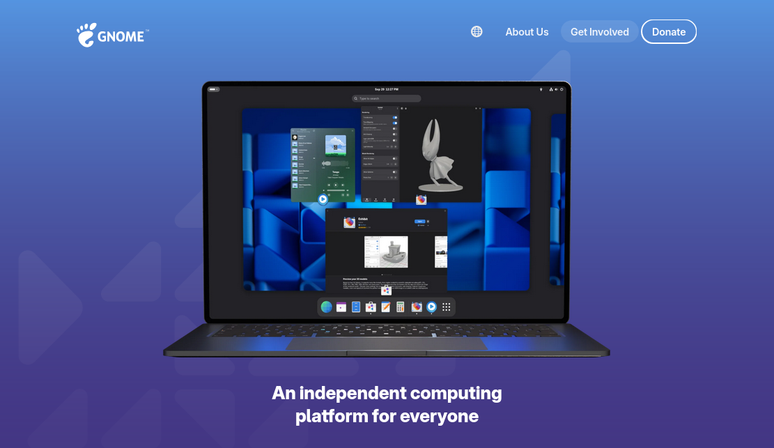 Aperçu de l’environnement de bureau GNOME